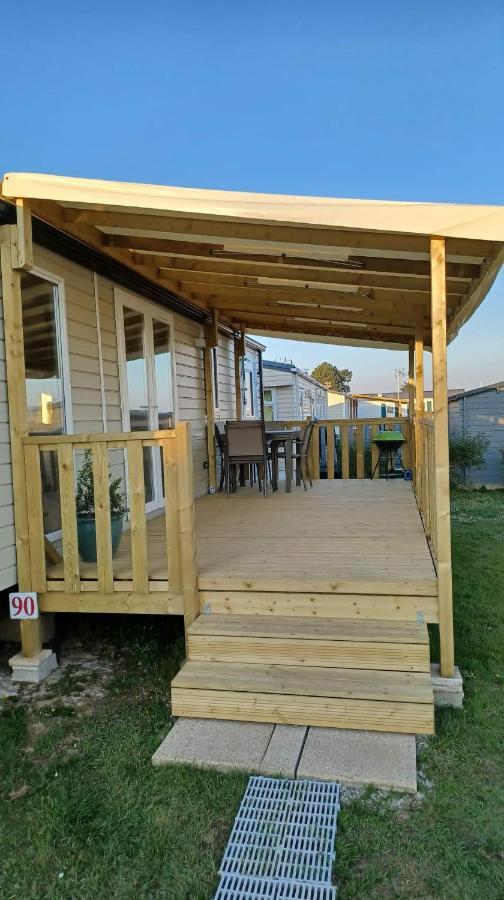 Mobilhome 6 personnes Biville-sur-Mer Extérieur photo