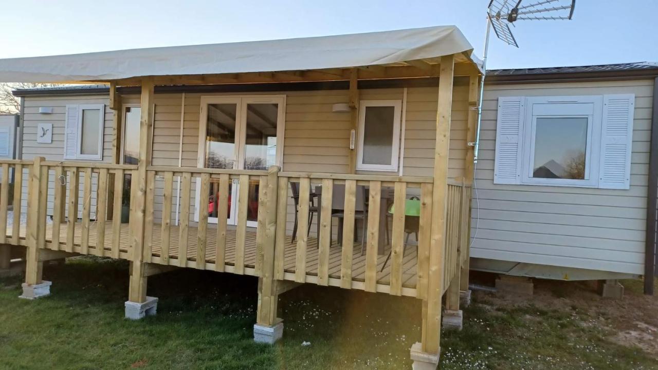 Mobilhome 6 personnes Biville-sur-Mer Extérieur photo